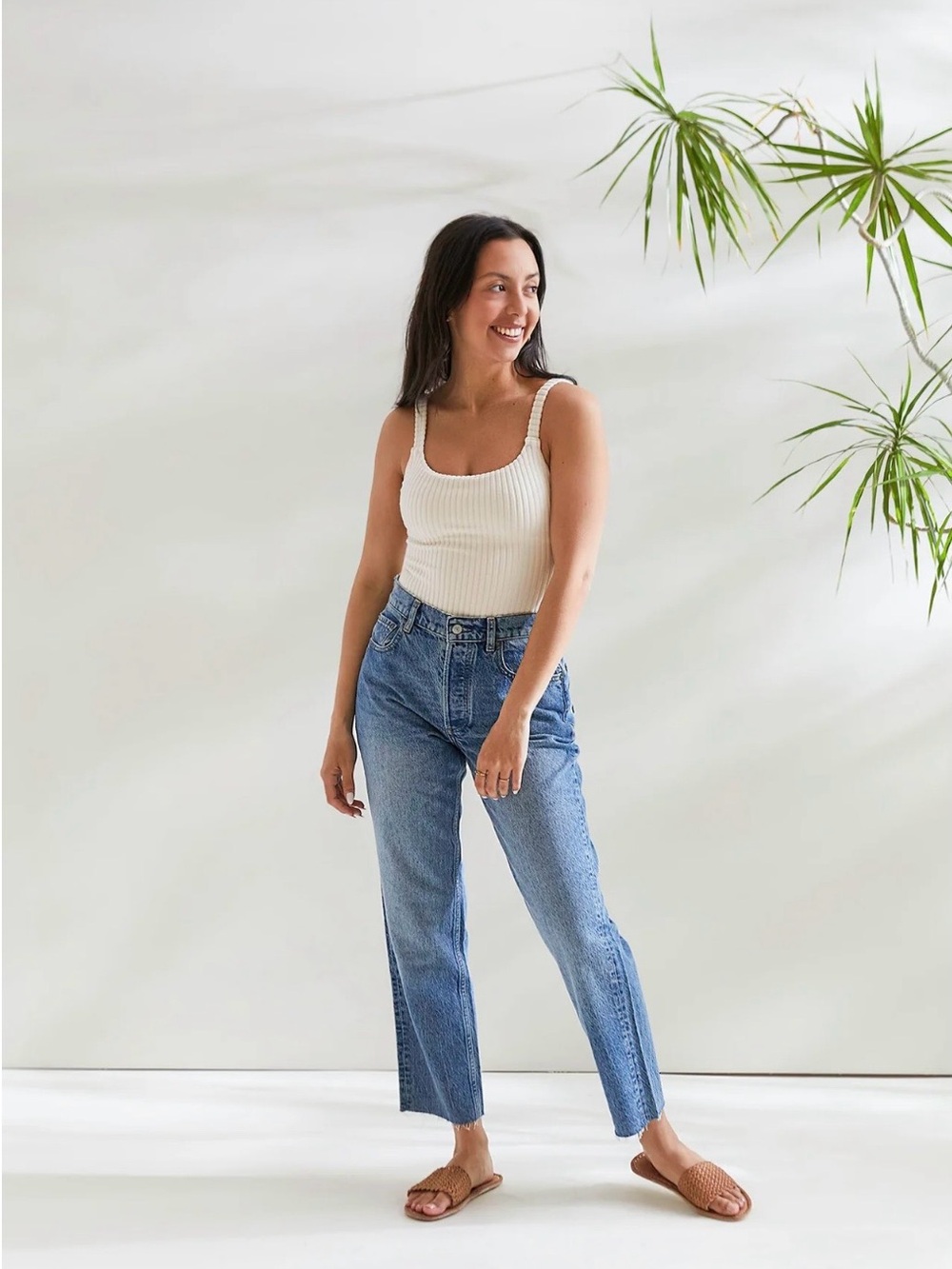 Boyish Tommy High-Rise Straight Leg Women's Jeans - Picture 2 of 10